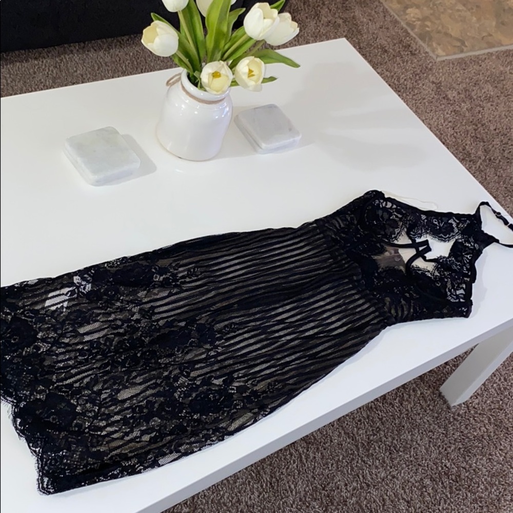 House of CB - Black Sheer Dress